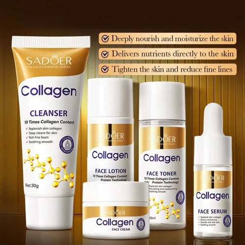 Collagen Firming Skincare Set – 5-Piece Kit