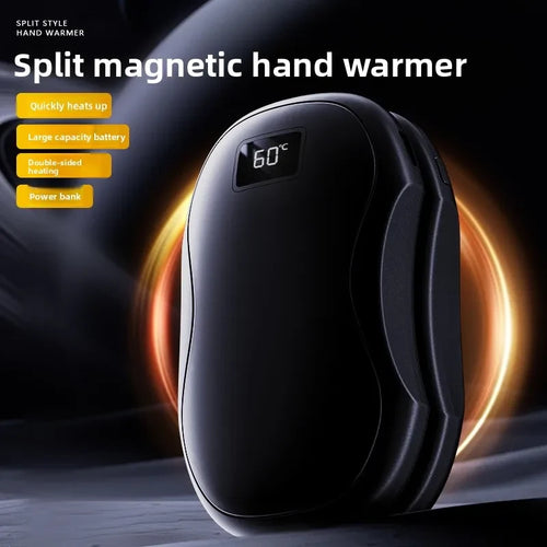 Magnetic Split Hand Warmer Power Bank