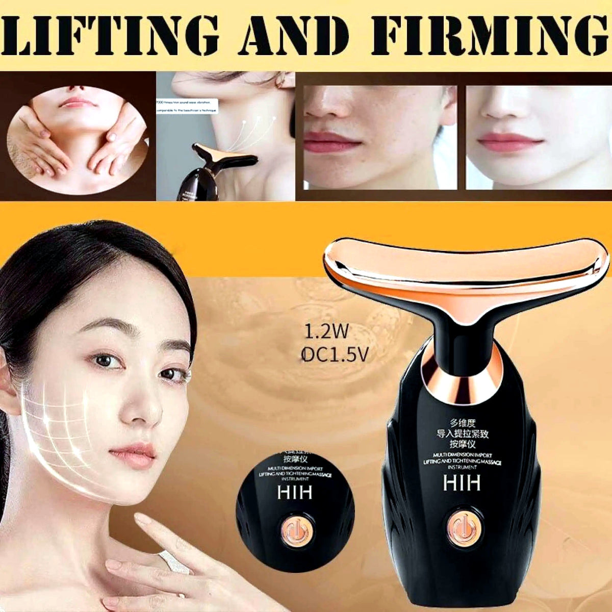 Instant face lift device kit