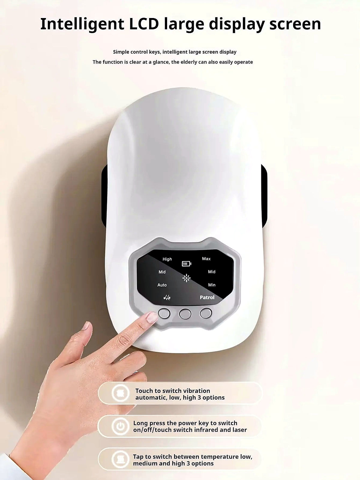 Pain-relief knee massager