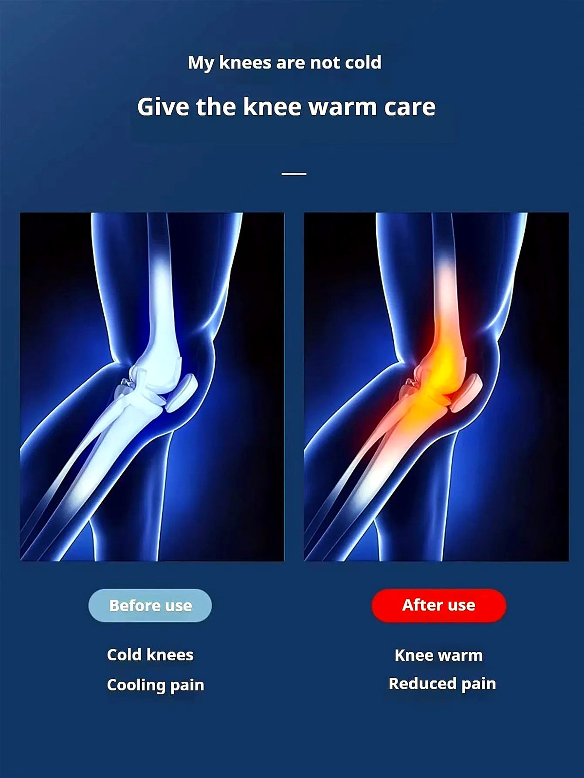 Pain-relief knee massager